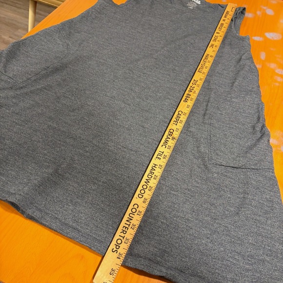 Wool& Sierra Tank Dress Merino Wool Pockets Swing Charcoal Grey Size L Long - Picture 7 of 15